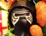 キャラ弁 スターウォーズ☆カイロレン作り方6写真