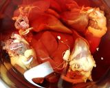 レバーと砂肝のトマト煮込み作り方1写真