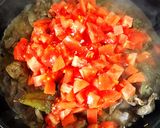 レバーと砂肝のトマト煮込み作り方8写真