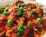 レバーと砂肝のトマト煮込み作り方10写真
