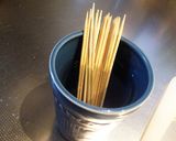 簡単!!トースターで鶏のハツの焼き鳥♪作り方1写真