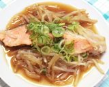 甘塩鮭のもやしオーブントースター焼き作り方4写真