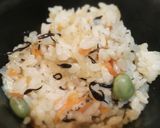旬の生ひじきを使った炊き込みご飯作り方7写真