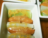＊ネギとウインナーの味噌マヨチーズ焼き＊作り方4写真