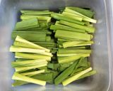 ニラ大量消費、ニラのナムル風おひたし作り方1写真