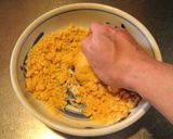 水の代わりにチェダーチーズで作るうどん麺作り方6写真