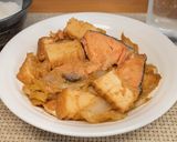 鮭と厚揚げと白菜の味噌煮作り方10写真