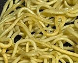 中華麺のアリオリ麺つゆカルボナーラ作り方2写真
