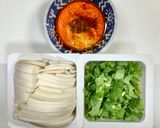 カブとラー油のカンタン酢漬け作り方1写真