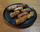 ねじりこんにゃくで焼き肉風作り方5写真