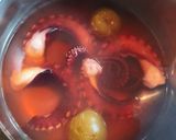 蛸の柔らか煮　梅酵母&炭酸水作り方3写真