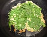 春菊とチーズのオリーブオイル焼き作り方3写真