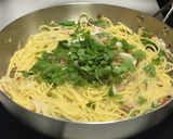 芹と茗荷とカニカマの冷製マヨぺぺ作り方12写真