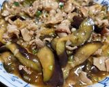 大きめの肉で満足感アップ💫麻婆ナス作り方6写真