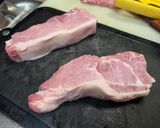 柔らか肉厚ポークチャップ作り方2写真