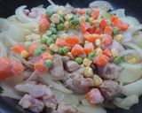 鶏肉とミックスベジタブルのグラタン作り方5写真