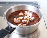 お肉柔らか【牛すじの赤ワイン煮込み】作り方5写真