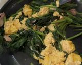 ほうれん草とふんわり卵炒め作り方5写真
