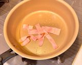 ズッキーニとベーコンのバター醤油炒め作り方2写真