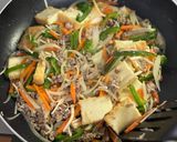 厚揚げとひき肉のプルコギ風甘辛炒め作り方4写真