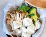 せいろで簡単★蒸し餃子作り方1写真