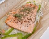 レンジ調理でサーモンのバター醤油蒸し作り方5写真