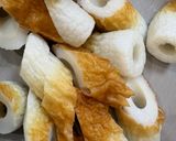 玉ねぎ・長ネギ・ちくわのカレー炒め作り方3写真