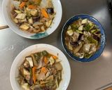 さっぱり洋風ごま素麺汁味根菜茄子甘酢酢豚作り方16写真