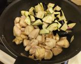 簡単！鶏むね肉と京揚げ、ナスの時雨煮作り方4写真