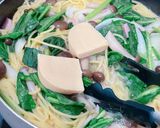 野菜たっぷりクリームパスタ作り方5写真
