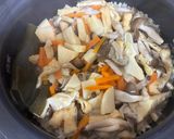 簡単具沢山！たけのこの炊き込みご飯作り方6写真