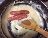 明太子のクリームパスタ作り方4写真