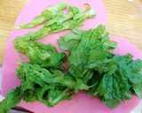 菜の花と手羽元の酒蒸し♡きんかんの香り♪作り方1写真