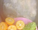 菜の花と手羽元の酒蒸し♡きんかんの香り♪作り方5写真