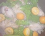 菜の花と手羽元の酒蒸し♡きんかんの香り♪作り方6写真