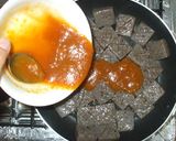 簡単コンニャクの味噌ステーキ♪煮物甘辛煮作り方6写真