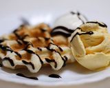 お手軽パフェワッフル作り方5写真