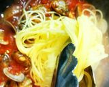 アサリと茄子のトマトパスタ作り方7写真