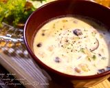 激ウマ*ブロッコリーときのこの豆乳スープ作り方5写真