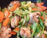 簡単！シャキシャキキャベツチキン炒め作り方11写真