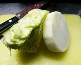 大根とキャベツのサッと浅漬け作り方1写真