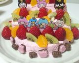 ひな祭り キティ 三段ケーキ♡作り方9写真