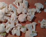 簡単!!　カリフラワーのオーブン焼き♪♪作り方1写真