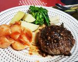ふっくらハンバーグ手作り赤ワインソース作り方7写真