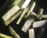 超簡単もう一品の・焼くだけアスパラガス作り方2写真