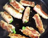さやいんげん肉巻きチャービルトマト煮込み作り方6写真