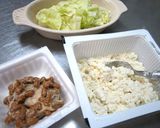 ヘルシー☆簡単春キャベツの納豆腐グラタン作り方2写真