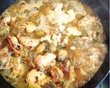 鶏肉の酒粕クリーム煮込み作り方6写真