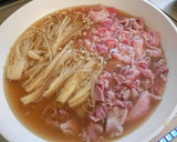 簡単★豚肉と水菜のさっと煮作り方2写真