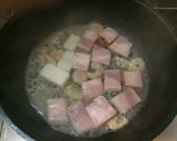 アスパラと茄子のクリームパスタ作り方4写真